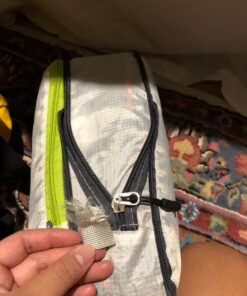 Compression Packing Cubes for Travel - Luggage and Backpack Organizer Packaging Cubes for Clothes (White and Green, 2 Piece Set) 2Piece White and Green 58 71xlr77ezsL