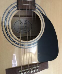 Fender FA-125 Acoustic Guitar - Natural Bundle with Gig Bag, Tuner, Strings, Strap, Picks, Austin Bazaar Instructional DVD, and Polishing Cloth Bundle w/ Gig Bag 45 71xmGLqYyTL