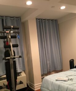 Zenna Home Rustproof Tool-Free Tension or Permanent Mount Adjustable Double Shower Rod, 44 to 72 Inches, Chrome 34 71xmmOlJSEL