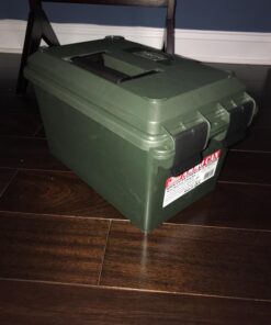 MTM AC11 Ammo Can for Bulk Ammo, Lockable, Water-Resistant, Heavy-Duty Dual Latches, Double Padlock Tabs, USA Made, Forest Green 35 71xmq7gjUJL