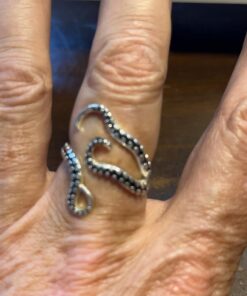 Vintage Titanium Steel Octopus Sea Monster Squid Kraken Punk Antique Ring Retro 25 71xndLVdwPL