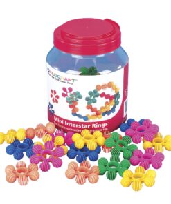 Childcraft Toddler Manipulatives Mini Interstar Rings, Set of 40 - 1435216 3 71xoHfbQ42S