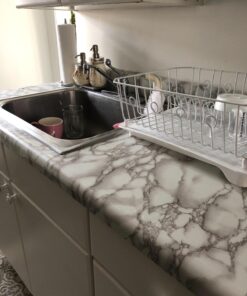 VViViD XPO White Grey Marble Gloss Vinyl Wrap Film 15.9" x 6.5ft Roll (2 sheets) 2 47 71xpcVXdoeL