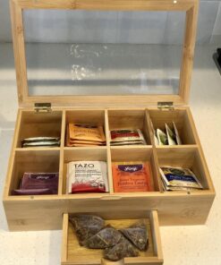 Oceanstar - TB1323 Oceanstar Bamboo Tea Box, 12 Inch, Natural 32 71xq92dq7FL