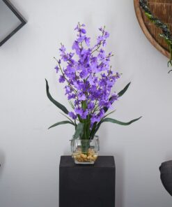 Nearly Natural 1119-PP 19in. Dancing Lady Orchid Liquid Illusion Silk Flower Arrangement,Purple 9 71xrKrbmKL