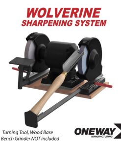 Oneway Wolverine Grinding Jig with Quad Setup Jig for Sharpening Workshop Tools • Woodturning Gouges • Chisels • Scrapers • Skews and Wood Carving Tools 10 71xsRKvea5L