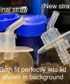 Thermos Replacement Straws for 12 Ounce Funtainer Bottle, Clear, 1 Pack 36 71xsd4yz0fL