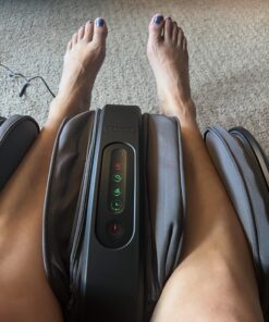 Nekteck Foot Shiatsu Massager, Calf Massage with Heat Therapy, Deep Kneading, Vibration, Compression Leg Massager for Home and Office Use Black (Remote Control) Black - With Remote 29 71xsxzTFfL