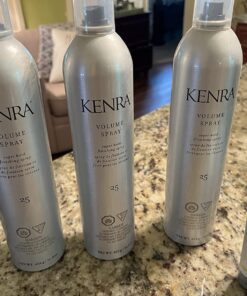 Kenra Volume Spray 25 | Super Hold Finishing & Styling Hairspray | Flake-free & Fast-drying | Wind & Humidity Resistance | All Hair Types 80% VOC 16 Fl Oz (Pack of 1) 19 71xvDk84UNL