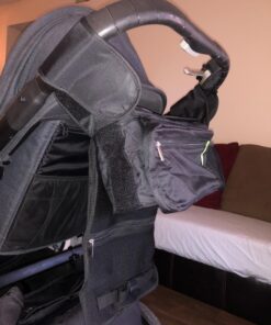 Ethan & Emma Universal Stroller Organizer - Elevate Your Experience w/Insulated Cup Holders, Diaper Storage, Secure Straps, Detachable Bag, Pockets for Phone, Keys, Toys. Smart Parenting Black 51 71xvUdaRrCL