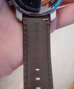 Fossil Grant Men's Watch with Chronograph Display and Genuine Leather or Stainless Steel Band Silver, Brown 38 71xvg8mXTmL