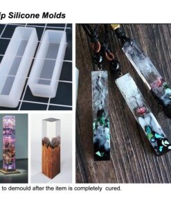 LET'S RESIN Epoxy Resin Molds, Resin Casting Molds Silicone Square Ball Molds 9PCS Different Sizes, Silicone Resin Molds for Resin Jewelry, Soap, Dried Flower Leaf, DIY Fans 24 71xvn72xJKL