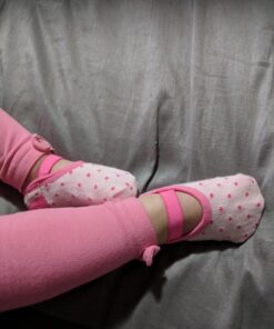 Kisgyst 5 Pairs Baby Girls Toddler Cartoon Dots Anti Slip Skid Foot Socks No-Show Crew Cotton Socks Sneakers 10-30 Months 18 71xw36oQJML