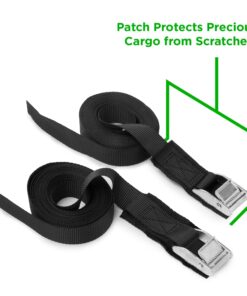 Direct Aftermarket (2 Pairs) Universal Kayak Rack for Car Truck SUV - Rooftop Kayak Carrier J-Bar Holder Mount with Tie Down Straps 30 71xwhTSlELL