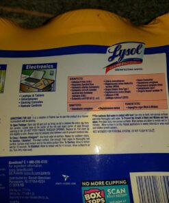 Lysol Disinfectant Wipes, Multi-Surface Antibacterial Cleaning Wipes, For Disinfecting and Cleaning, Lemon and Lime Blossom, 80 Count (Pack of 4) 80 Count (Pack of 4) White Standard Packaging 51 71xxKHFlgIL