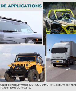 Rigidhorse 32 Inch LED Light Bar Single Row Flood & Spot Beam Combo 30000LM Off Road Driving Light for Pickup SUV ATV UTV Truck Roof Bumper 38 71xyZ7t0iL