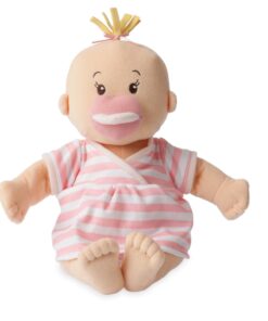 Manhattan Toy Baby Stella Soft First Baby Doll for Ages 1 Year and Up, 15", Peach In Retail Packaging 18 71y VLExbNL