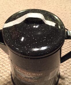 Granite Ware 3 Qt Coffee Boiler. Enameled Steel 12 cups capacity. Perfect for camping, Heat Coffee, Tea and Water directly on stove or fire. 55 71y18JBz2kL