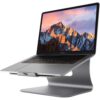 Bestand Laptop Stand Aluminum Cooling Computer Stand Holder for Apple MacBook Air Pro 11-16" Laptops (Gray) Gray