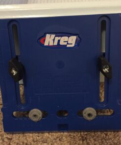 KREG KHI-Pull Cabinet Hardware Jig - for Cabinet Door Handles - Drilling Guide for Cabinet Doors - Creates Straight, Even Holes - Durable Drill Guides 65 71y1Y092iHL