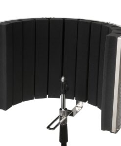 LyxPro VRI-20 Sound Absorbing Acoustic Foam Isolation Portable Microphone Shield, Vocal Recording Panel, High Performance - Stand Mountable 14 71y2PN8T55L