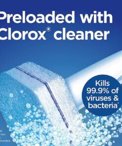 Clorox Original ToiletWand Disinfecting Refills, Rainforest Rush, 30 Ct (Package May Vary) 30 Refills Rainforest Rush 27 71y2axBYVL