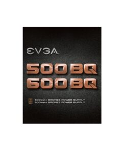 EVGA 110-BQ-0600-K1 600 BQ, 80+ Bronze 600W, Semi Modular, FDB Fan, 3 Year Warranty, Power Supply 28 71y2e21r7wL