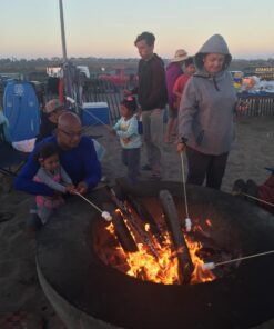 MalloMe Bamboo Skewers 30 Inch 100 pcs Marshmallow Roasting Sticks - 5mm Thick Long Wooden Heavy Duty - Hot Dog Smores Apple Candy Sticks Shish Wood Kabob Skewers for Grilling Fire Pit BBQ Appetizers 32 71y2zFQnfdL