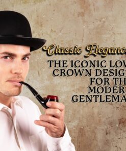 Kangaroo Bowler Hat for Men and Women – Black Bowler Hat for Big Kids, Teens, Adults – Derby, Clown Bowler, Bolo Hat – Genuine Felt Derby Hats for Costumes, Parties, Dress Ups 25 71y4 h1K85L