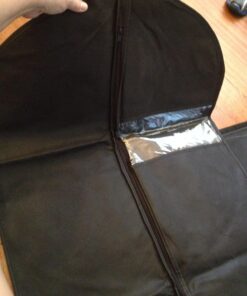 Garment Bags with Shoe Bag - Breathable Garment Bag Covers Set of 5 for Suit Carriers, Dresses, Linens, Storage or Travel - Suit Bag with Clear Window 51 71y4TbCmsbL