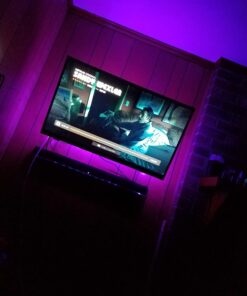 HAMLITE TV LED Backlight, 8.2Ft Led Light for TV 32-60 Inch Monitor Backlight, HDTV Wall Mount Stand Work Space Gaming Room Decor, LED Bias Ambient Mood Lighting Kit for 32-60inch 72 71y4sPuHfZL