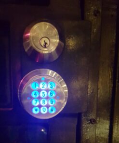 Signstek Keyless Entry Door Lock,Door Knob with Keypad,Smart Code Door Lock,Mute Mode,Passage Function, Easy to Install,Satin Nickel Satin Nickel 32 71y4tt2PDLL