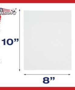 US Art Supply 8 X 10 inch Professional Artist Quality Acid Free Canvas Panel Boards for Painting Value Pack of 12 (1 Full Case of 12 Single Canvas Board Panels) 8" x 10" 34 71y5MfWanPL