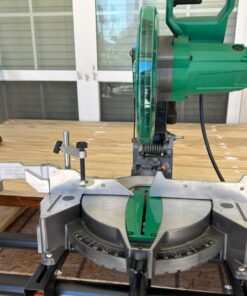 Metabo HPT | Compound Miter Saw | 10-Inch | Single Bevel | 15-Amp Motor | 0-52° Miter Angle Range | 0-45° Bevel Range | Large Table | 10" 24T TCT Miter Saw Blade | C10FCGS C10FCGS Only 41 71y5oDgsXL