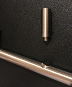 Cosmas 305-030SN - 10 Pack Satin Nickel Cabinet Hardware Euro Style Bar Handle Pull - 3" Inch (76mm) Hole Centers, 5-3/8" Overall Length, 1/2" Inch Bar Diameter 42 71y6qbV26kL