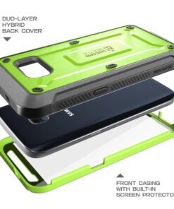 SUPCASE Unicorn Beetle Pro Series Case Designed for Galaxy S7, with Built-In Screen Protector Full-body Rugged Holster Case for Samsung Galaxy S7 (2016 Release) (Green/Gray) (green/Gray) 20 71y6u2tUVKL