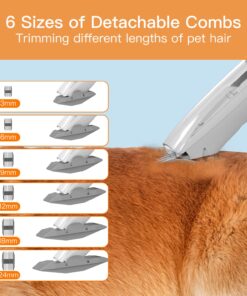 AIRROBO Dog Hair Vacuum & Dog Grooming Kit, 12000Pa Strong Pet Grooming Vacuum, 2L Large Capacity Dog Vacuum for Shedding Grooming Hair, Quiet, 5 Pet Grooming Tools, PG100 39 71y7H5W6QWL