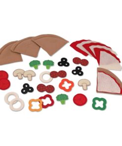 Melissa & Doug Felt Food Mix 'n Match Pizza Play Food Set (42 pcs) - Felt Pizza Play Set For Kids Kitchen, Pretend Play Pizza, Felt Pizza Toy For Toddlers And Kids Ages 2+ 28 71y8U8amgYL