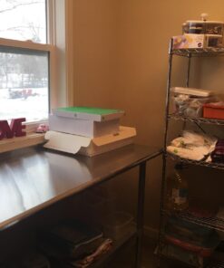 GRIDMANN Stainless Steel Kitchen Prep Table 60 x 24 Inches with Backsplash & Under Shelf, NSF Commercial Work Table for Restaurant and Home 60 in Long x 24 in Deep 42 71y9KuJoXQL