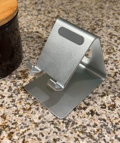 Lamicall Cell Phone Stand, Desk Phone Holder Cradle, Compatible with Phone 12 Mini 11 Pro Xs Max XR X 8 7 6 Plus SE, All Smartphones Charging Dock, Office Desktop Accessories - Silver Sliver 47 71y9Nk6 ZYL