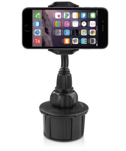 Macally Cup Phone Holder for Car Mount for Apple iPhone 11 Pro Max XS XS Max XR X 8 8+ 7 7 Plus 6s 6 5s SE, Samsung Galaxy S10 Plus S9 S8 Note, LG, Nexus, Google Pixel 3, Motorola, Smartphone (MCUP),Black 26 71y9ehKRKhL