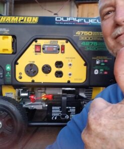Champion Power Equipment 76533 4750/3800-Watt Dual Fuel RV Ready Portable Generator with Electric Start 55 71yAnD3p9dL
