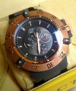 Invicta Men's 6983 Pro Diver Collection Chronograph Blue Dial Black Polyurethane Watch 34 71yBcAuhPJL