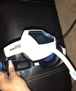 Anivia Computer Headset Headphones, 3.5mm Wired Over Ear Stereo Gaming Headsets with Microphone 56 71yBp0eM2IL