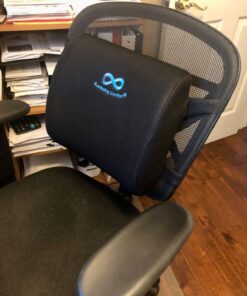Everlasting Comfort The Original Lumbar Support Pillow - Improves Posture, Promotes Back Pain Relief - Superior Office Chair Back Support for Gaming and Desk Chairs - Lumbar Pillow for Car, Couch Black 38 71yC4uZJ8 L