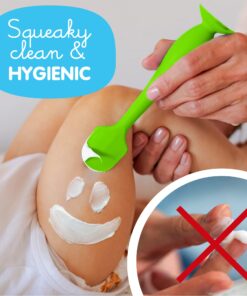 Diaper Cream Spatula - Baby Bum Brush for Butt Paste Diaper Cream - Baby Butt Cream Diaper Cream Applicator - Butt Spatula Baby Necessities - Bumco Diaper Cream Brush, Green 23 71yCB8ZfZFL