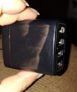 Wall Charger, USB Charger Adapter, AILKIN 4.8A 4Multi Port Fast Charging Station Power Base Block Plug Cube Brick for iPhone 15 14 SE 13 12 11Pro Max/XR/XS/8Plus, Samsung A14/A13/S23/S22 Kindle Plug Black 1 41 71yCLbMpeeL