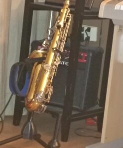 Hamilton Alto/Tenor sax Stand, Black, includes Flute/Clarinet peg 11 71yDDJWGZ8L