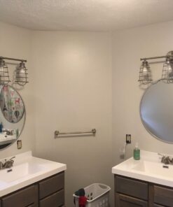 Design House 519728 Ajax 3 Light Vanity Light, Galvanized Steel Finish 53 71yDJhHmXL