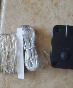 LiyuanQ Solar String Lights, 2 Pack 100 LED Solar Fairy Lights 33 feet 8 Modes Copper Wire Lights Waterproof Outdoor String Lights for Garden Patio Gate Yard Party Wedding Indoor Bedroom Cool White 39 71yDrXRWqML